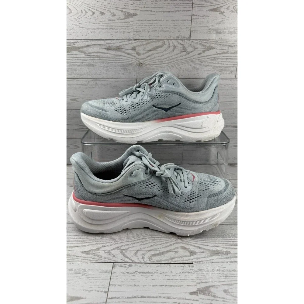 Hoka One One Bondi 9 1162014 Blue 8D Women's Cushioned Road Running Shoes #277
